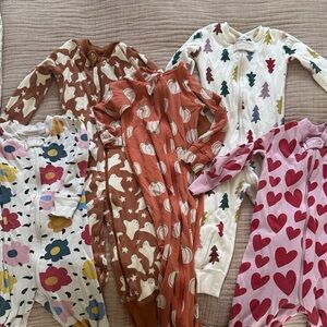 Hanna Andersson Kids Pajamas - Lot of Five